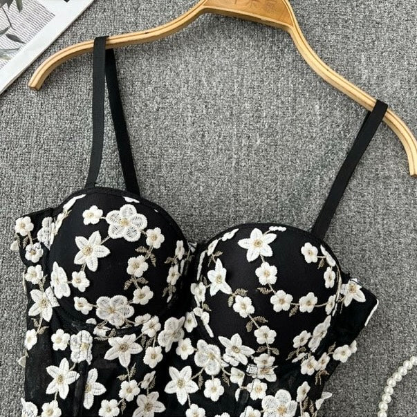 Luxe Daisy Detail Bustier